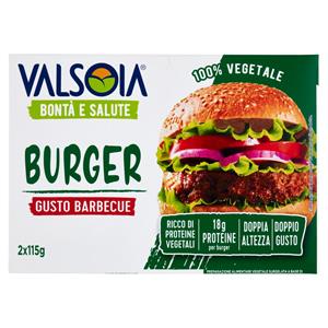 Valsoia Bontà e Salute Burger Gusto Barbecue 2 x 115 g