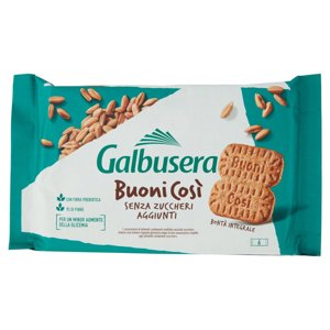 Galbusera BuoniCosi Senza Zuccheri Aggiunti Integrale Latte 6 x 50 g