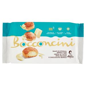 Matilde Vicenzi Bocconcini con Crema al Latte 100% Italiano e Cioccolato Bianco 100 g