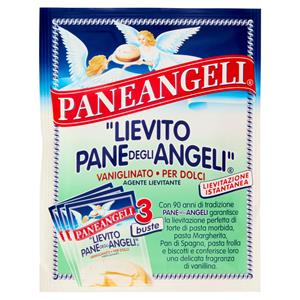 PANEANGELI "Lievito Pane degli Angeli" Vaniglinato per Dolci 3 x 16 g