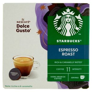 STARBUCKS Espresso Roast by Nescafé Dolce Gusto Caffè 12 Capsule 66 g