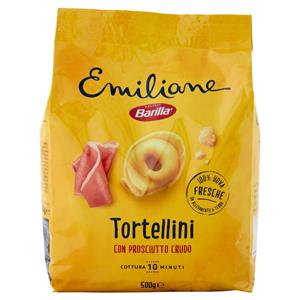 Barilla Emiliane Tortellini con Prosciutto Crudo Pasta all'Uovo Ripiena 500g