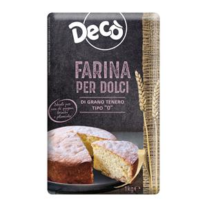 DECO FARINA 0 PER DOLCI KG.1