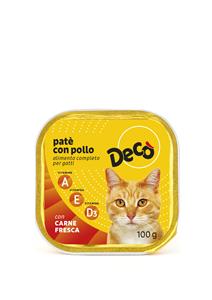 DECO GATTO PATE POLLO  GR.100