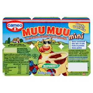 cameo Muu Muu mini Gusto Vaniglia 6 x 50 g