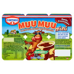 cameo Muu Muu mini Gusto Cioccolato 6 x 50 g