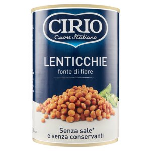 CIRIO LENTICCHIE GR.410 LATT.