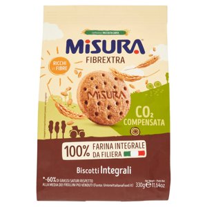 Misura Fibrextra Biscotti Integrali 330 g