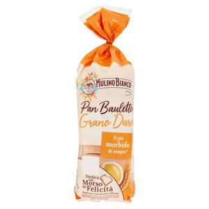 Mulino Bianco Pan Bauletto Grano Duro Pane Ideale per Panini 400g