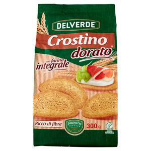 Delverde Crostino dorato con farina integrale 300 g