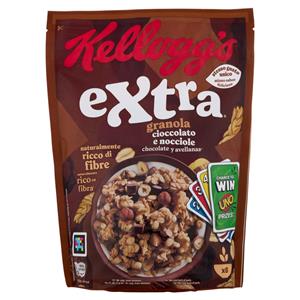 Kellogg's extra granola cioccolato e nocciole 375 g