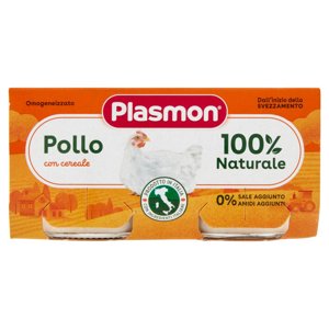 Plasmon Omogeneizzato Pollo con cereale 2 x 80 g