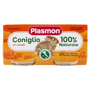 Plasmon Omogeneizzato Coniglio con cereale 2 x 80 g