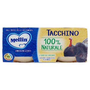 MELLIN OMO-CARNE TACCHINO 80X2