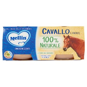 MELLIN OMO CARNE CAVALLO g80x2