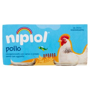 nipiol pollo omogeneizzato con carne e cereale 2 x 80 g