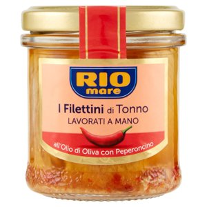 Rio mare i Filettini di Tonno all'Olio di Oliva con Peperoncino 130 g