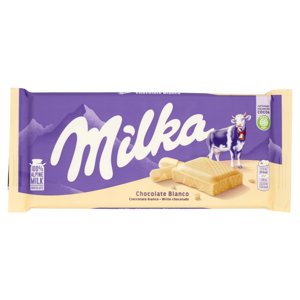 Milka Bianco, tavoletta di cioccolato bianco - 100g