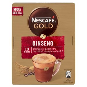 NESCAFÉ Gold Ginseng Preparato solubile per caffè al ginseng astuccio 10 bustine 70g