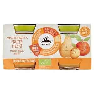 alce nero Omogeneizzato di Frutta Mista 2 x 80 g