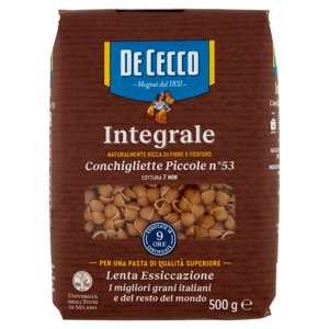 De Cecco Integrale Conchigliette Piccole n° 53 500 g