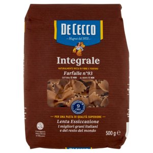 De Cecco Integrale Farfalle n° 93 500 g