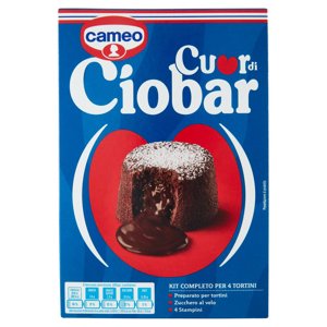 cameo Cuor di Ciobar Kit Completo per 4 Tortini 233 g