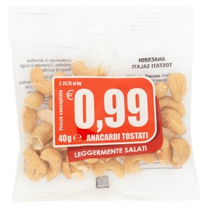 EUR.ANACARDI TOST.E SAL.40GR