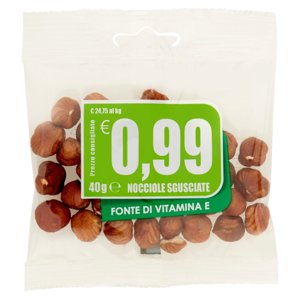 EUR.NOCCIOLE SGUSCIATE 40GR