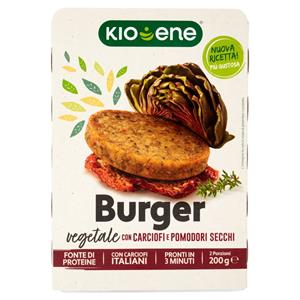 Kioene Burger vegetale con Carciofi e Pomodori Secchi 200 g