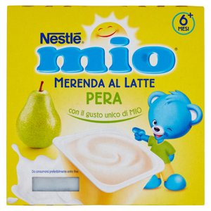 NESTLÉ MIO Merenda al Latte Pera da 6 mesi 4 vasetti da 100g