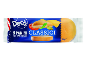 DECO PANINI HAMBURGERX6 300G