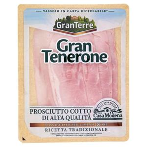 GranTerre Gran Tenerone Prosciutto Cotto di Alta Qualità 110 g