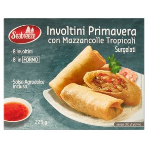 Seabreeze Involtini Primavera con Mazzancolle Tropicali Surgelati 225 g