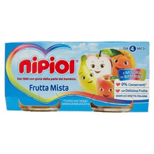 NIPIOL OMO FRUTTA MISTA G.80x2