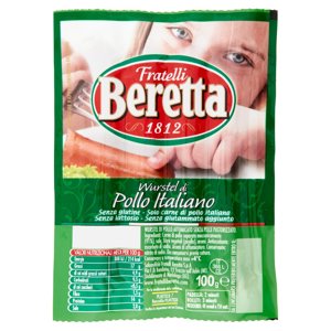 Fratelli Beretta Wurstel di Pollo Italiano 100 g