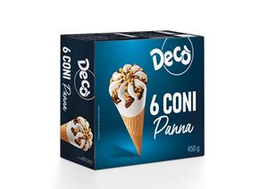 DECO CONI PANNA 6PZ GR450