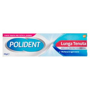 Polident lunga tenuta adesivo per protesi dentiera giornaliera ad alto comfort fino a 12 ore 40g