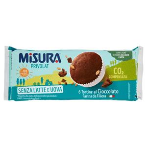 Misura Privolat 6 Tortine al Cioccolato 240 g