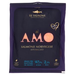 Re Salmone ti Amo Salmone Norvegese Affumicato 150 g