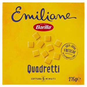 Barilla Emiliane Quadretti Pasta all'Uovo 275g