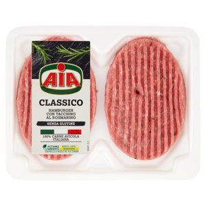 Aia Classico Hamburger con Tacchino al Rosmarino 0,200 kg