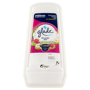 Glade Assorbiodori, Profumatore per la Casa e Armadi, Fragranza Relaxing Zen 150g