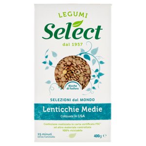 Select Selezioni dal Mondo Lenticchie Medie 400 g