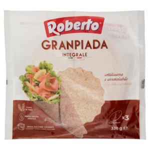 Roberto Granpiada Integrale 3 Piadine 330 g