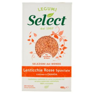 Select Selezioni dal Mondo Lenticchie Rosse Sgusciate 400 g