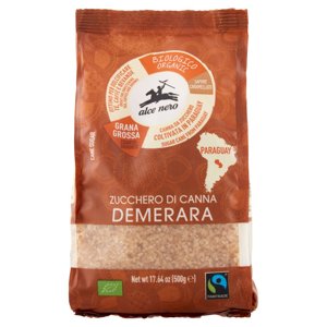 alce nero Zucchero di Canna Demerara 500 g