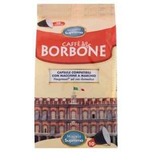 Caffè Borbone Miscela Suprema Capsule Compatibili Nespresso* 10 x 5 g