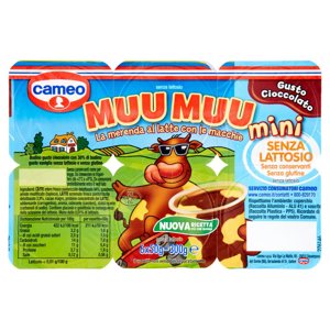 cameo Muu Muu mini Gusto Cioccolato Senza Lattosio 6 x 50 g