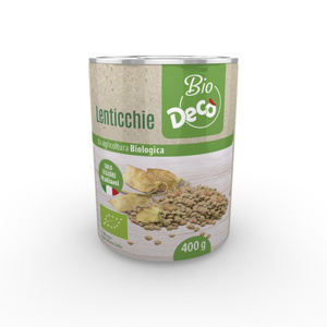 DECO BIO LENTICCHIE 400GR LATT